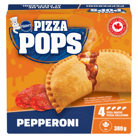 Front of pack for Pizza Pops Pepperoni