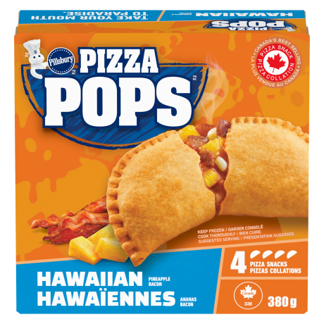 Front of pack for Pizza Pops Hawaiian